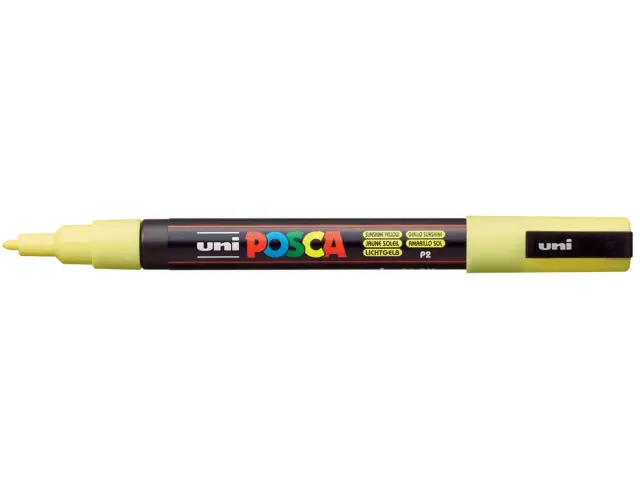 Μαρκαδόρος Σχεδίου Uni Posca PC-3M με πάχος μύτης 0.9-1.3mm - Sunshine YellowPC-3M(E) - SUNSHINE YELLOW