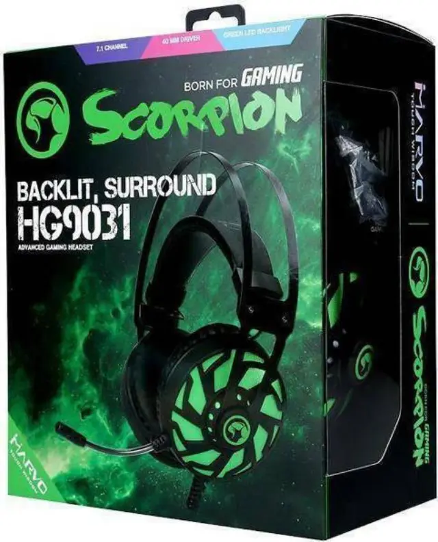 Marvo Over Ear Gaming Ακουστικά με μικρόφωνο HG9031 3