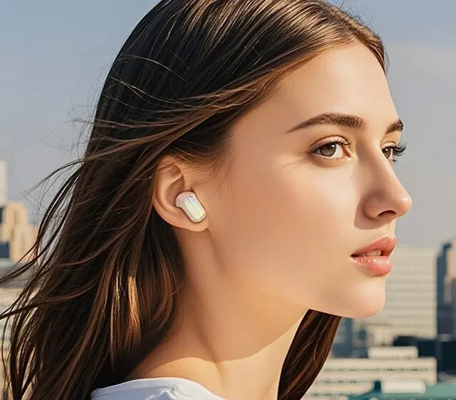 Hoco In-ear Bluetooth Handsfree Ακουστικά με Θήκη Φόρτισης Άσπρα EQ20 3