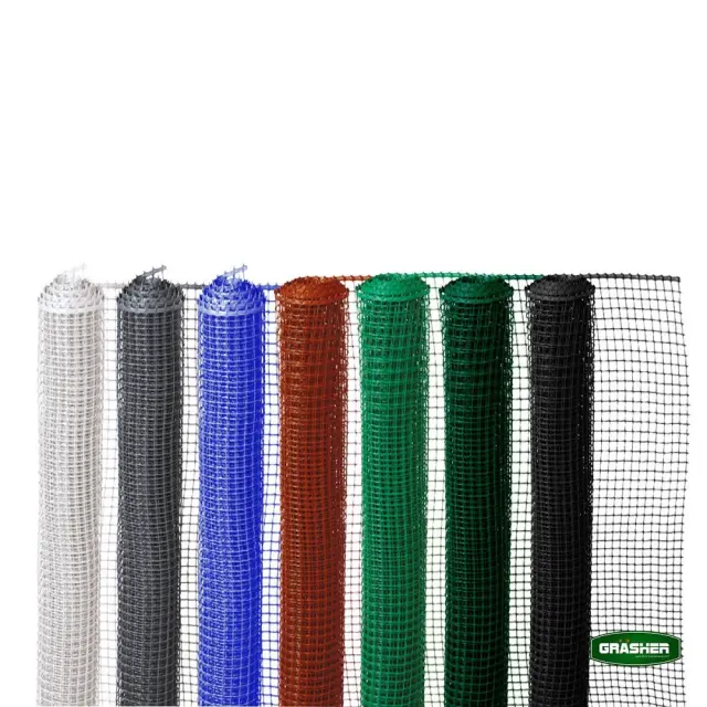 Grasher Πλέγμα μπαλκονιού πλαστικό 225 gr/m (Ρολό) 1x50m Μαύρο / 101952 2