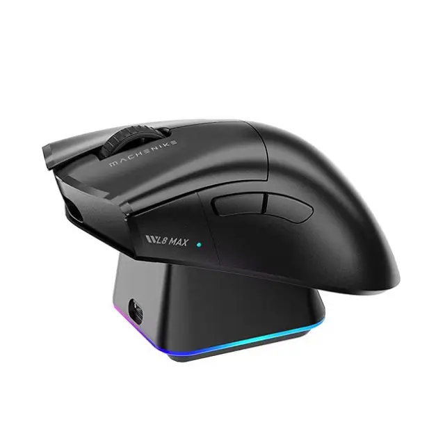Machenike L8 Max Wireless Gaming Mouse with Charging Station Black 3