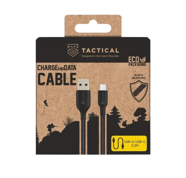 Tactical Stitch Thread Cable USB-A/USB-C 0.3m Black 2