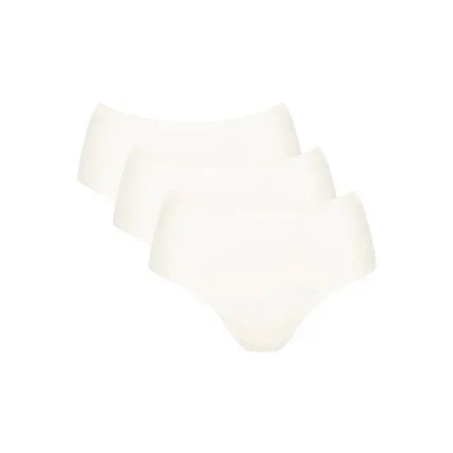 Sloggi Γυναικείο Slip Go Daily Midi - Τριπλό Πακέτο, Χρώμα Silk White