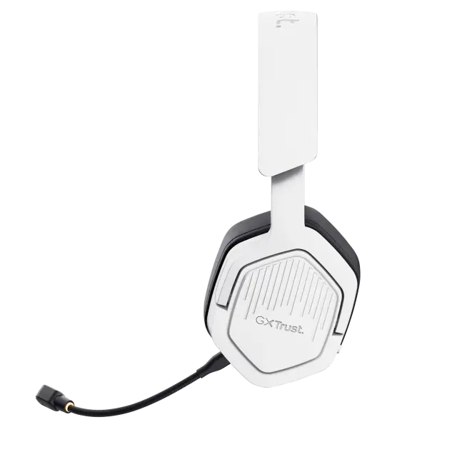 Trust GXT493 Ασύρματο Over Ear Gaming Headset με σύνδεση 3.5mm / Bluetooth / USB Λευκό