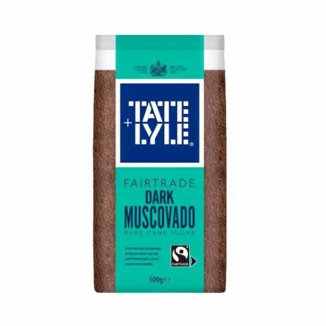 Tate & Lyle Fairtrade Dark Muscovado Sugar 500gr