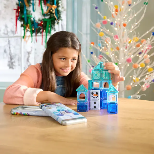 Magna-Tiles Μαγνητικά Πλακίδια MicroMAGS Winter Wonder Travel Set 26 Κομμάτια (3+ ετών) 254026WW 3