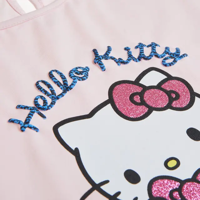 Μπλούζα Hello Kitty με glitter και ανάγλυφα στοιχεία 3