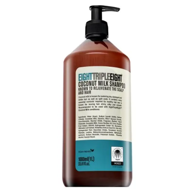 Triple Eight Coconut Milk Shampoo nourishing shampoo for dry and brittle hair 1000 ml