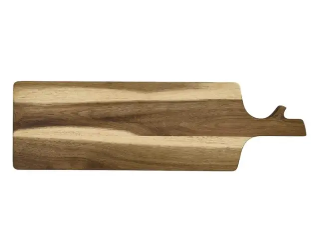 Πλατώ σερβιρίσματος τυριών Home Deco Factory με 3 μαχαίρια τυριού και διαστάσεις 65x20x1.5cm KA0666 2