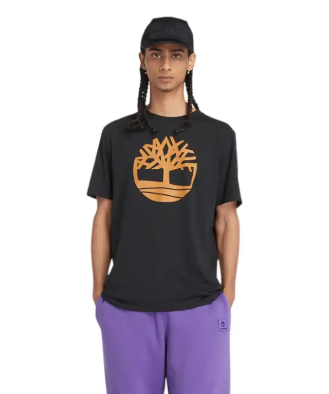 Timberland - Ανδρική Μπλούζα Kennebec River Tree T-shirt TB0A2C2R-P56 Μαύρο - S
