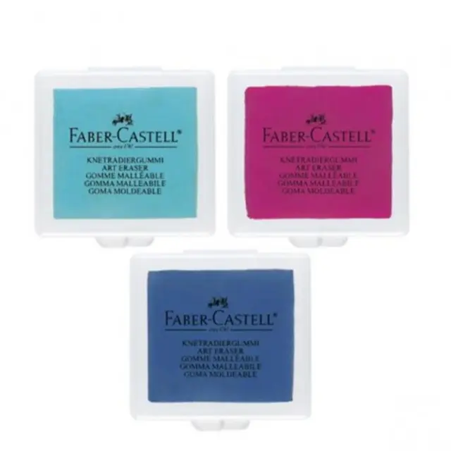 Faber Castell Γόμα Ζυμαράκι Για Κάρβουνο Παιδική Σε Πλαστική Θήκη (Διάφορα Χρώματα) / 127124 (Faber Castell)