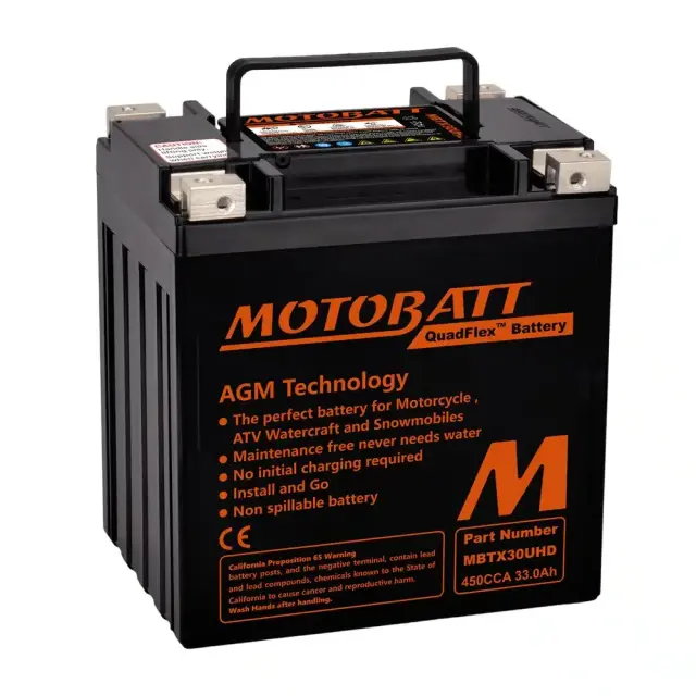 Μπαταρία Μοτοσυκλέτας MOTOBATT MBTX30UHD 12V 35Ah