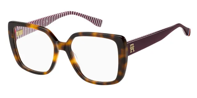 Tommy Hilfiger Γυναικείος Κοκκάλινος Σκελετός Γυαλιών σε Καφέ Ταρταρούγα TH 2348 05L