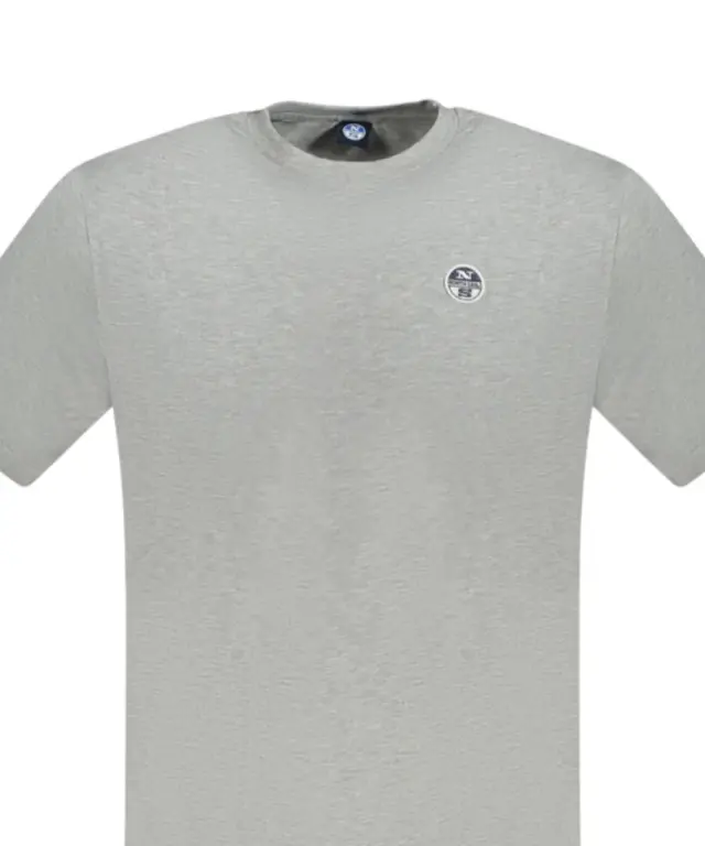 North Sails- Ανδρικό Κοντομάνικο Basic T-Shirt 996016-000-0926 Γκρι - L 3