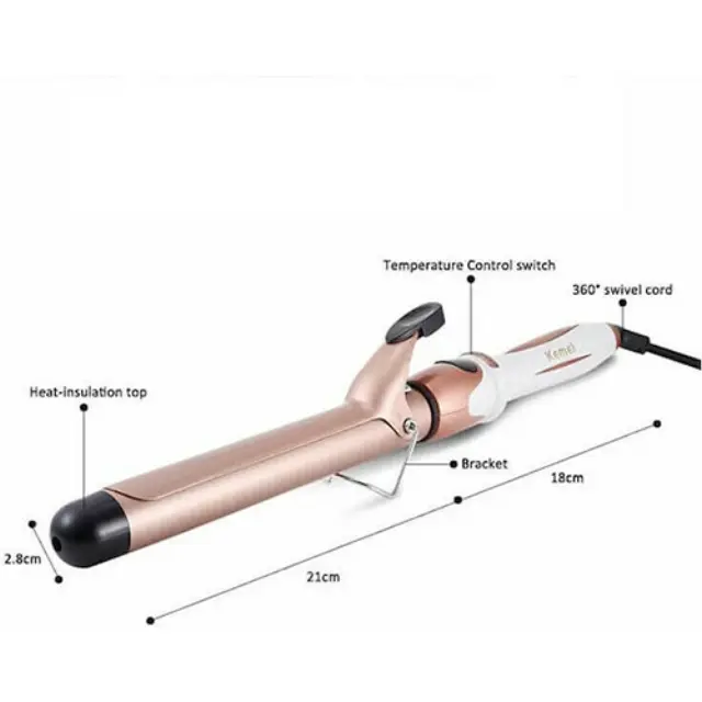 Kemei Ψαλίδι Μαλλιών για Μπούκλες 28mm 60W KM-760A 2