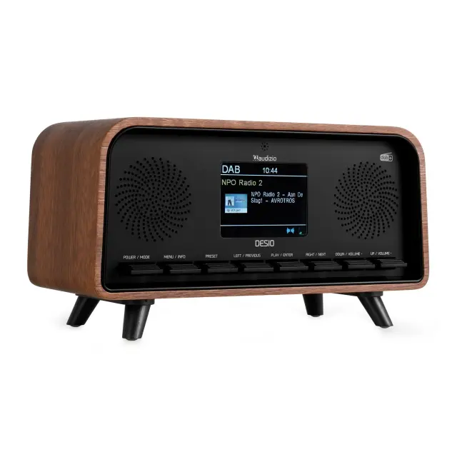 AUDIZIO DESIO ΡΑΔΙΟΦΩΝΟ DAB+ BT FM DARK WOOD