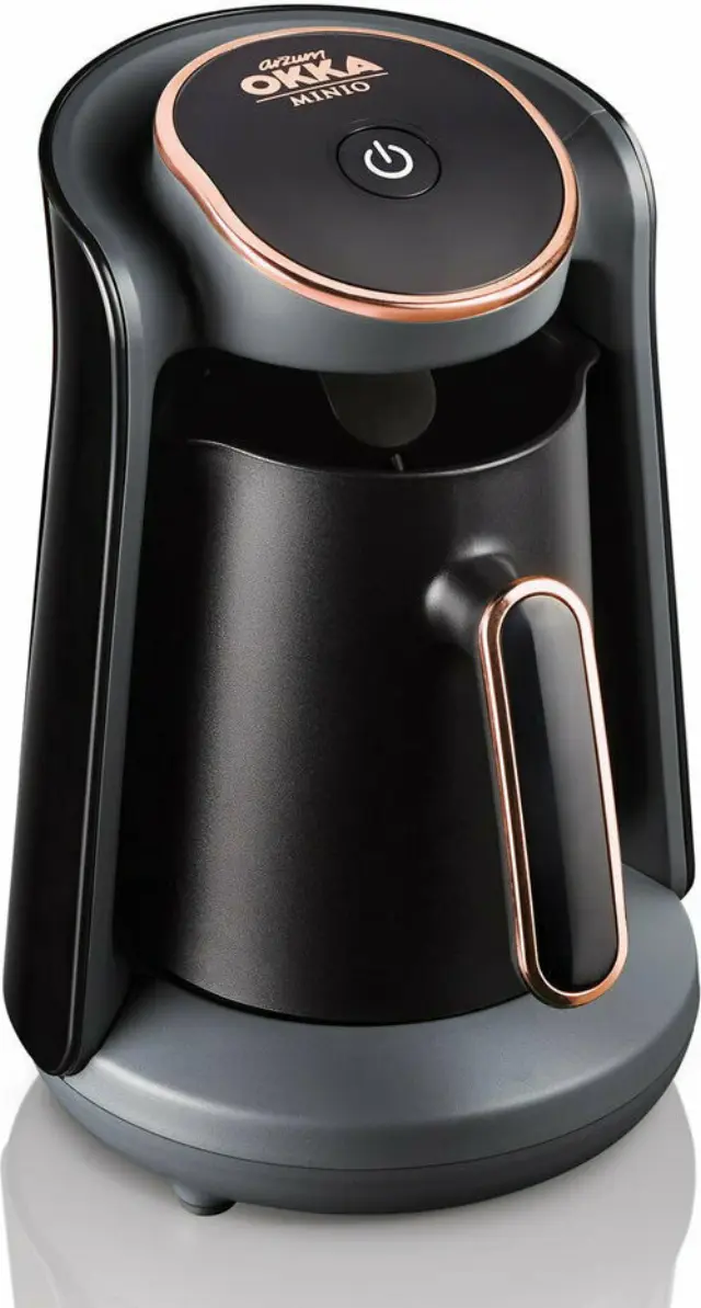 Arzum Okka Minio OK004-K Μηχανή Ελληνικού 480W με Χωρητικότητα 300ml Chrome