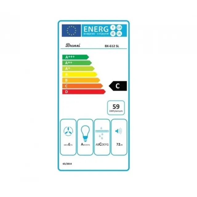 Bronxi BX-612 Ελεύθερος Απορροφητήρας Inox 2