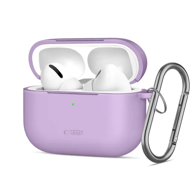 Tech-protect Silicone Hook Apple Airpods Pro 3 Lavender
