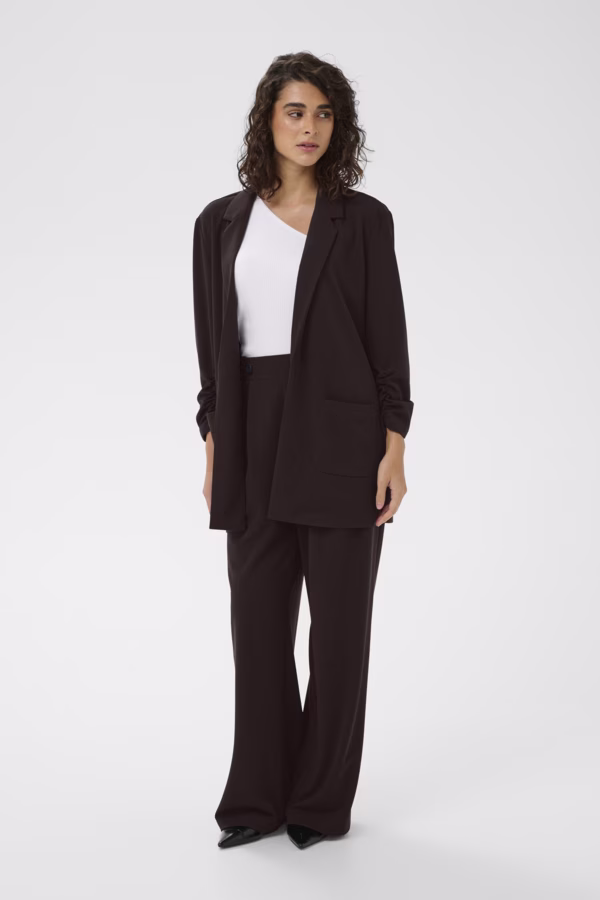 Kaffe KApheobe Γυναικείο Καφέ Blazer Καφέ - XXL 2