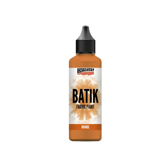 Batik paint 80 ml, Pentart -Χρώμα μπατίκ για ύφασμα, Πορτοκαλί