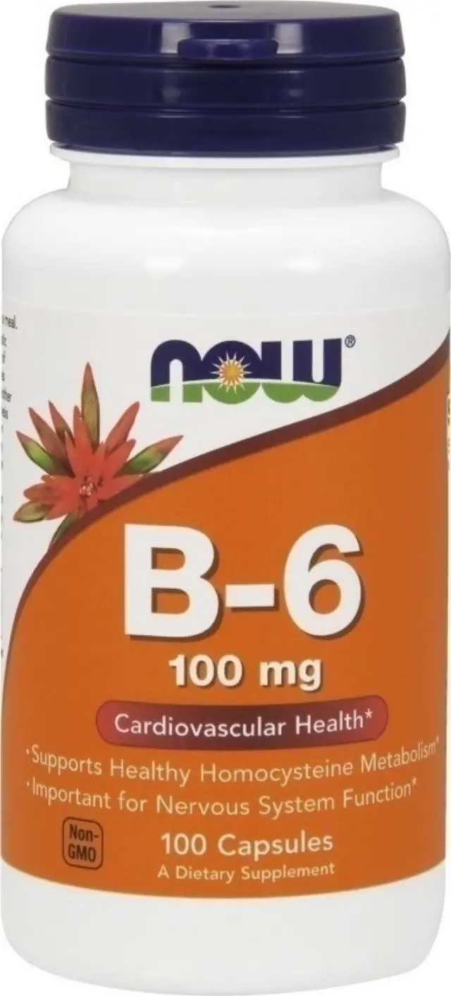 Now Foods B-6 100mg 100 κάψουλες