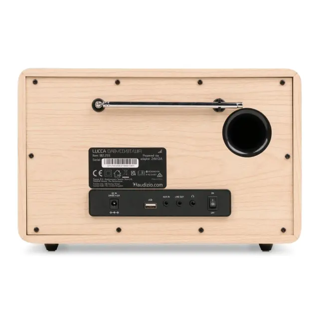 AUDIZIO LUCCA INTERNET RADIO DAB+ CD PLAYER CREME 2