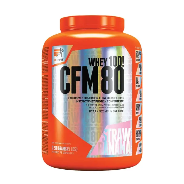 Extrifit CFM Instant Whey 80 strawberry-banana, 2270-g