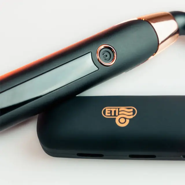 Eti Sublime 230 Black Rose Gold Επαγγελματική Πρέσα Μαλλιών 25mm 2