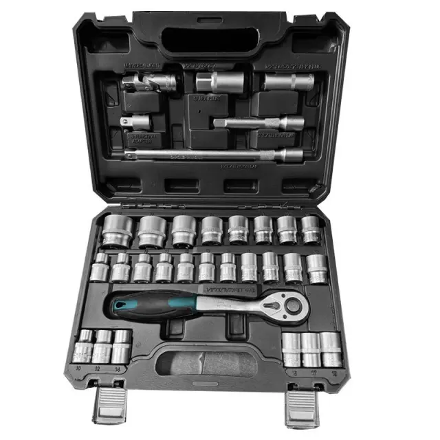 BORMANN Pro BHT5110 - BORMANN Pro BHT5110 Σετ Καρυδάκια 1/2'' με Καστάνια και Προέκταση,33τεμ (077794)