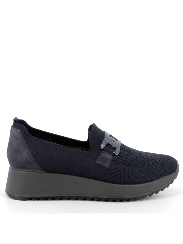 Imac Sneakers Γυναικείο δέρμα/ύφασμα Μπλέ IMA/858210 BLUE 3