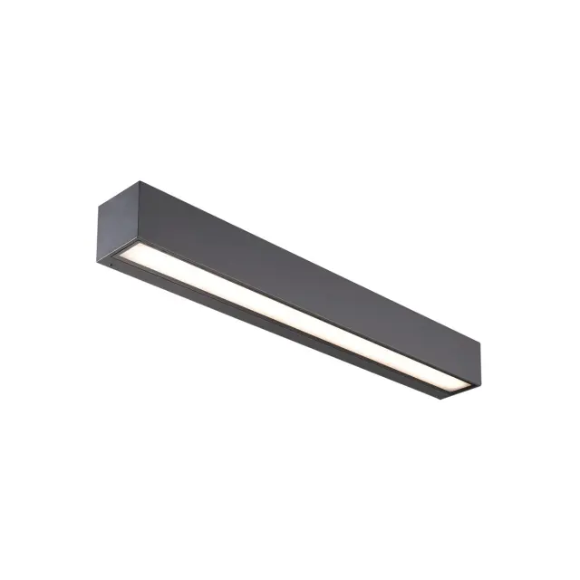 Demes Φωτιστικό Led τοίχου 20W 3000K IP65 50x6x6cm ανθρακί