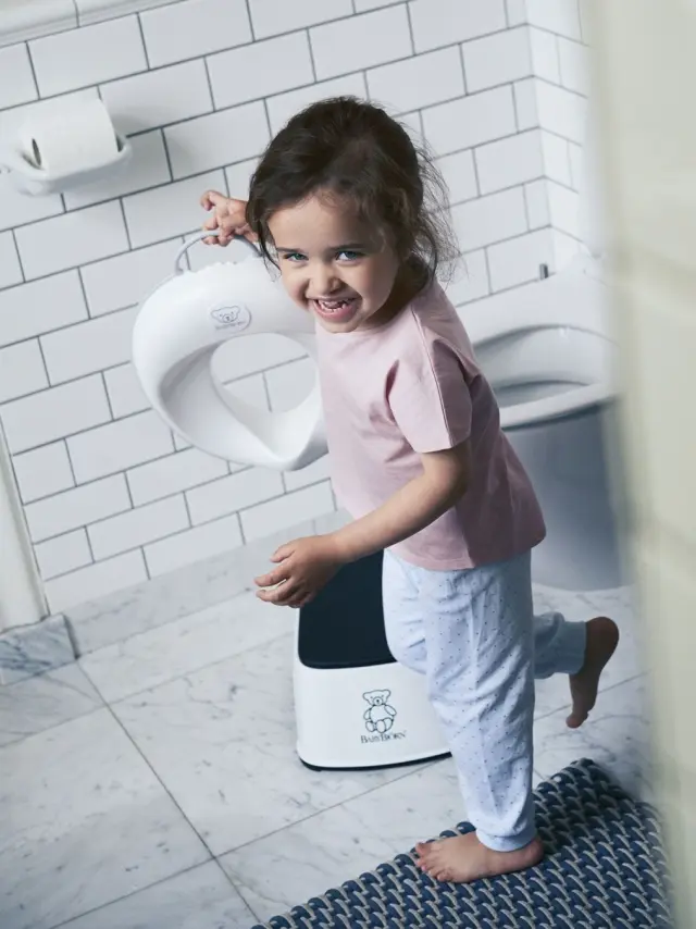BabyBjorn Κάθισμα Τουαλέτας White - Grey 7317680580252 2