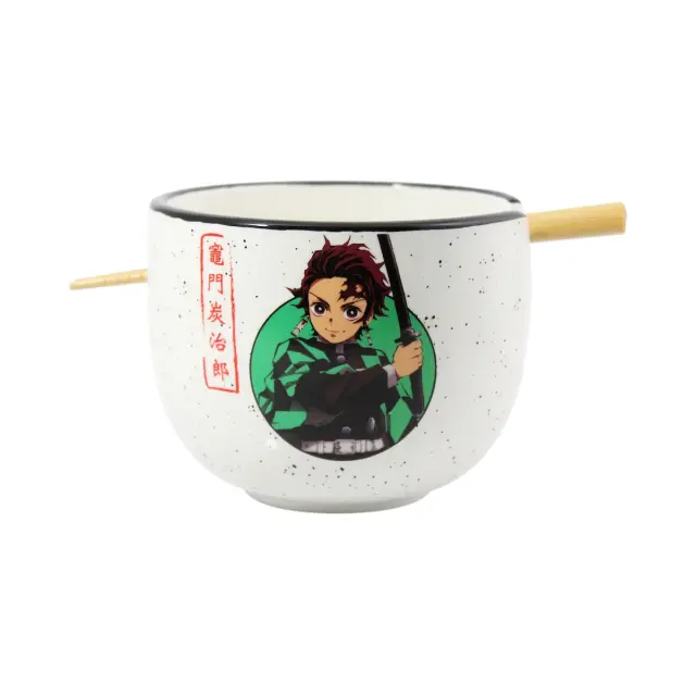 Σετ κεραμικό Μπολ + Chopstick DEMON SLAYER - Ramen Bowl with Chopstick 414ml - Tanjiro