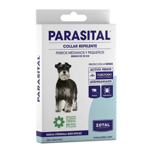 Zotal Parasital Collar Αντιπαρασιτικό Κολλάρο Μικρά Μεσαία Σκυλιά 60cm