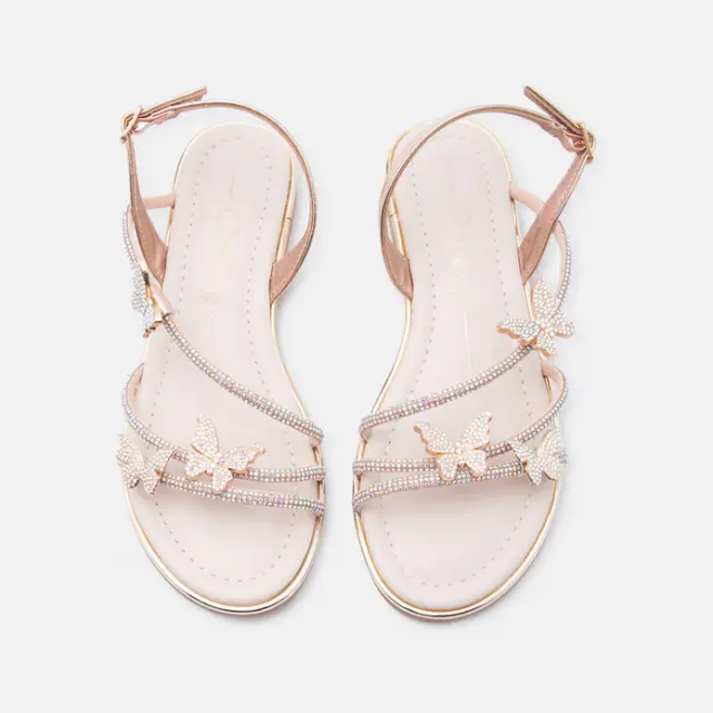 Γυναικεία Σανδάλια Buffalo Kira Snd Butterfly BN1601283 Cream Nude - 39 3
