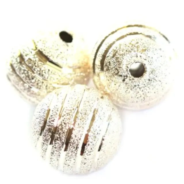 Μεταλλική Χάντρα Ø12mm Sand Ball Strips - 10τεμ