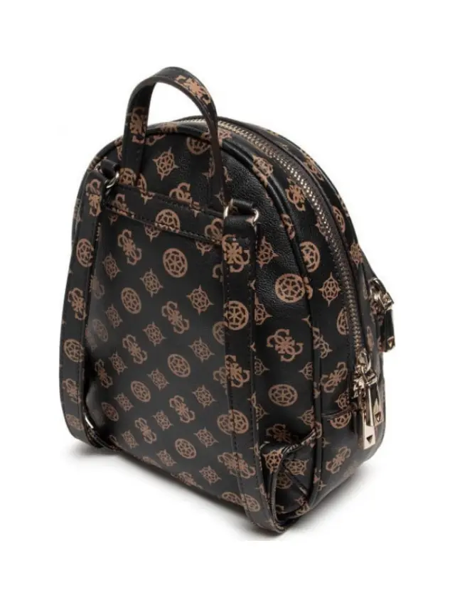 Guess Manhattan Γυναικεία Τσάντα Πλάτης Μαύρη PG699432-MLO 2