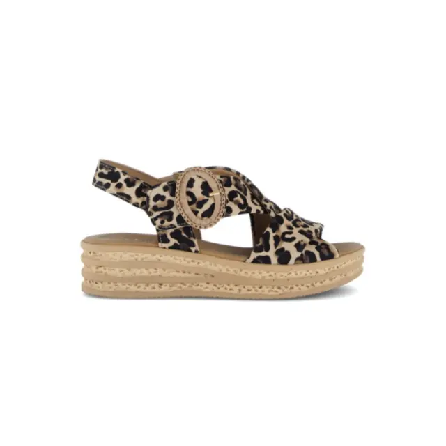 Gabor Πέδιλα Γυναικείο δέρμα Nubuck Prints GAB/84556 32-NATUR - 38