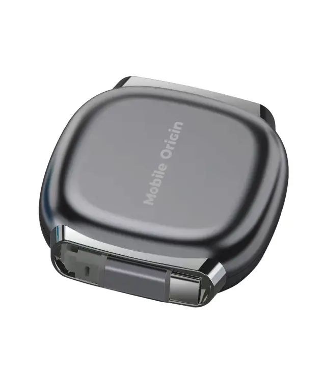 Mobile Origin 100W Retractable Cable Box USB-C to USB-C CB7 Space Grey 3