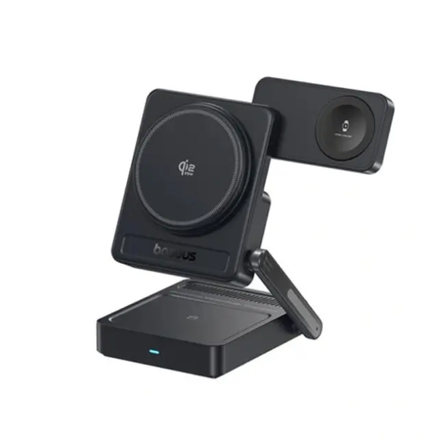 Baseus Ασύρματη Βάση Φόρτισης PicoGo AF21 3in1 Qi2.2 35W Black