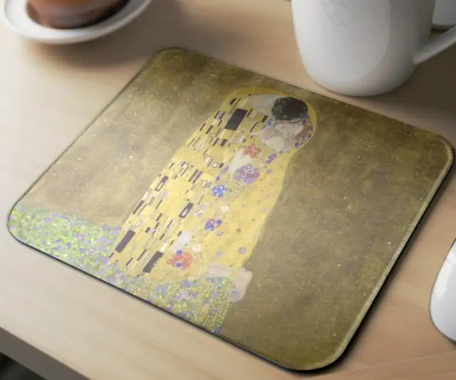 Mousepad ( kiss klimt -38 ) Διαστάσεις: 23cm(μήκος) x 20cm (ύψος) 2