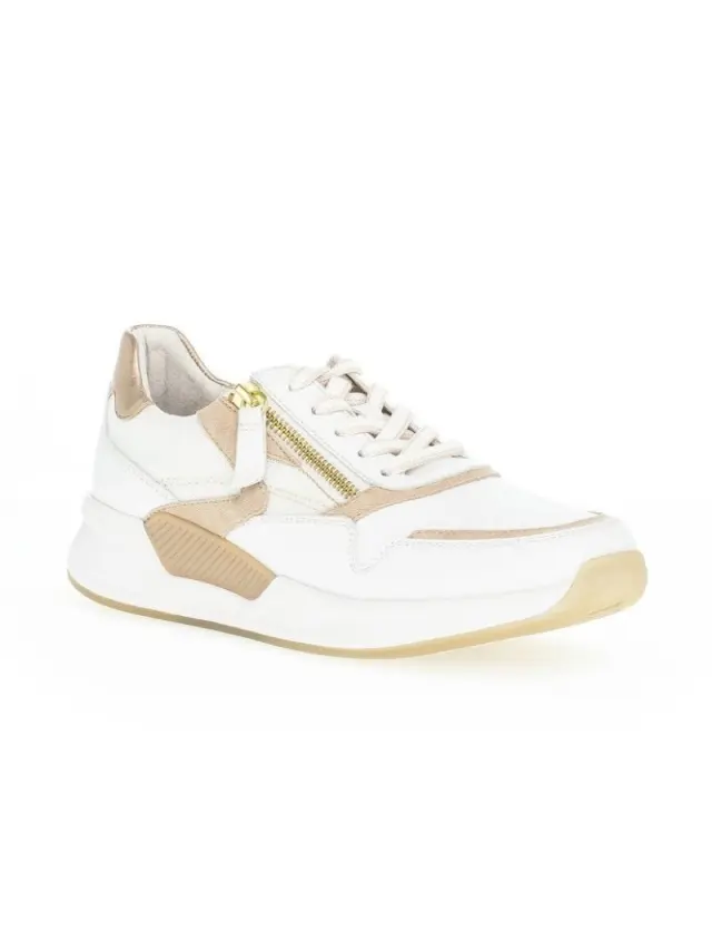 Gabor Sneakers Γυναικείο δέρμα/ύφασμα Άσπρο GAB/86957 52-WEIS/OAS/CHM 2