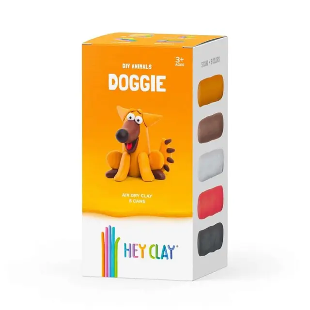 Hey Clay Κατασκευές από Πολύχρωμο Πηλό Animals Doggie (3+ ετών) 50114 3