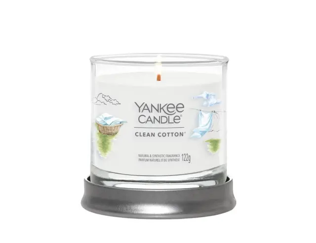 Αρωματικό Κερί Yankee Candle με διάρκεια καύσης έως 30 ώρες και άρωμα Clean Cotton1744735E 2