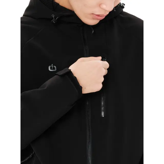Emerson Men's Hooded Jacket (262.EM10.16-Black) - Μαύρο 2