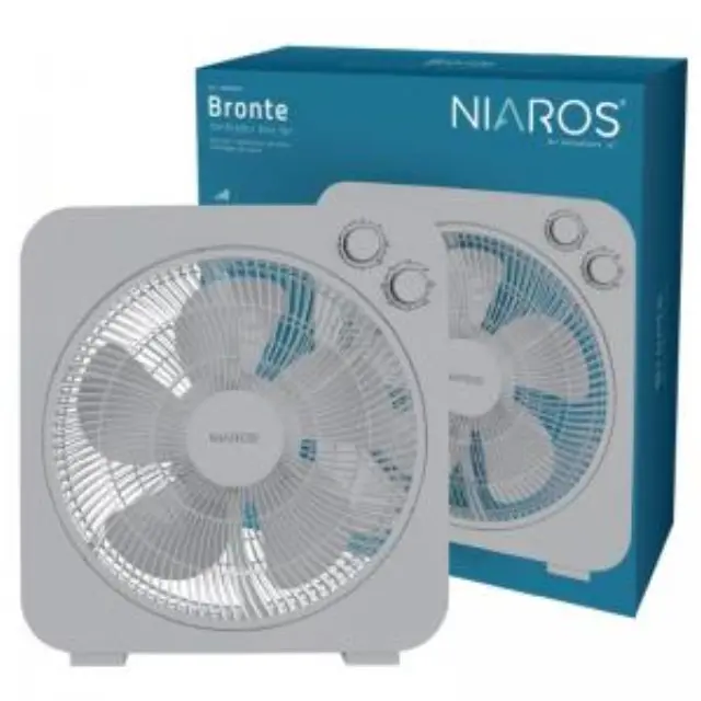 Επιδαπέδιος Ανεμιστήρας Niaros Bronte Box 42W Γκρι N71271 3