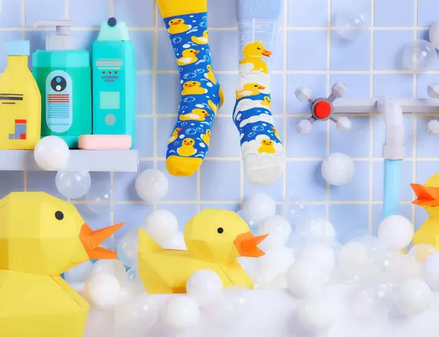 Κάλτσες Bath Ducks Many Mornings με μέγεθος 39-42 - ΕνηλίκωνBath Ducks Regular 39-42 3