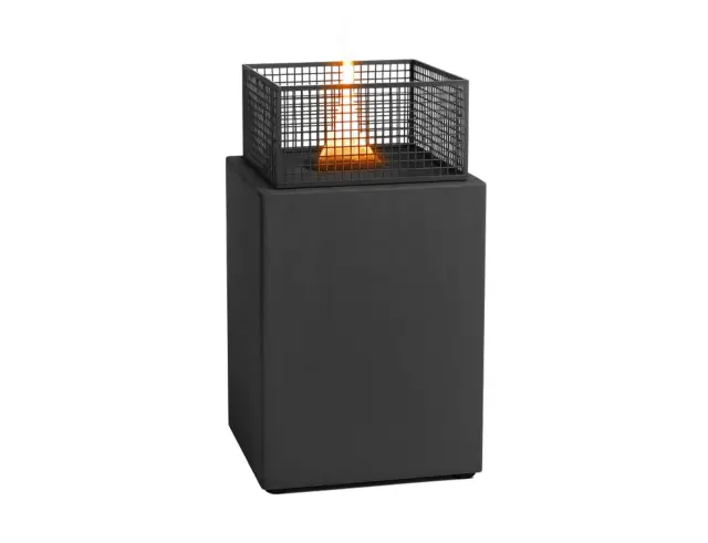 Επιδαπέδια Εστία Φωτιάς Agni 50 Tenderflame με διάρκεια καύσης 3 - 4 ώρες, χωρητικότητα δεξαμενής 1000ml και διαστάσεις 49.5x49.5x61cm - Black TF-800007 2
