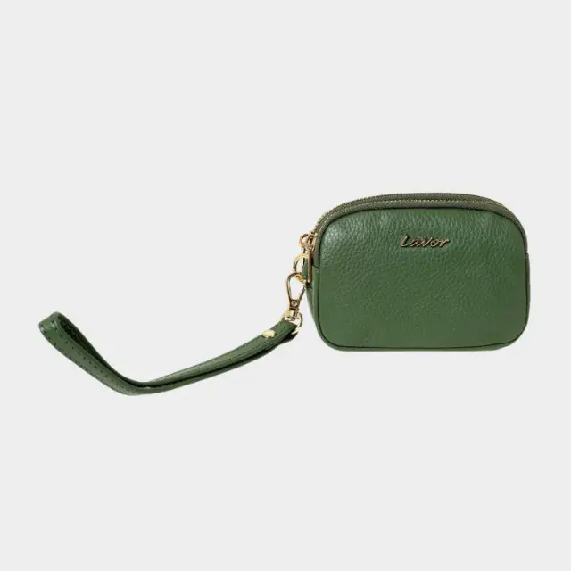 Μικρό Δερμάτινο Πορτοφόλι Lavor 1-5990 Λαδί - ONESIZE